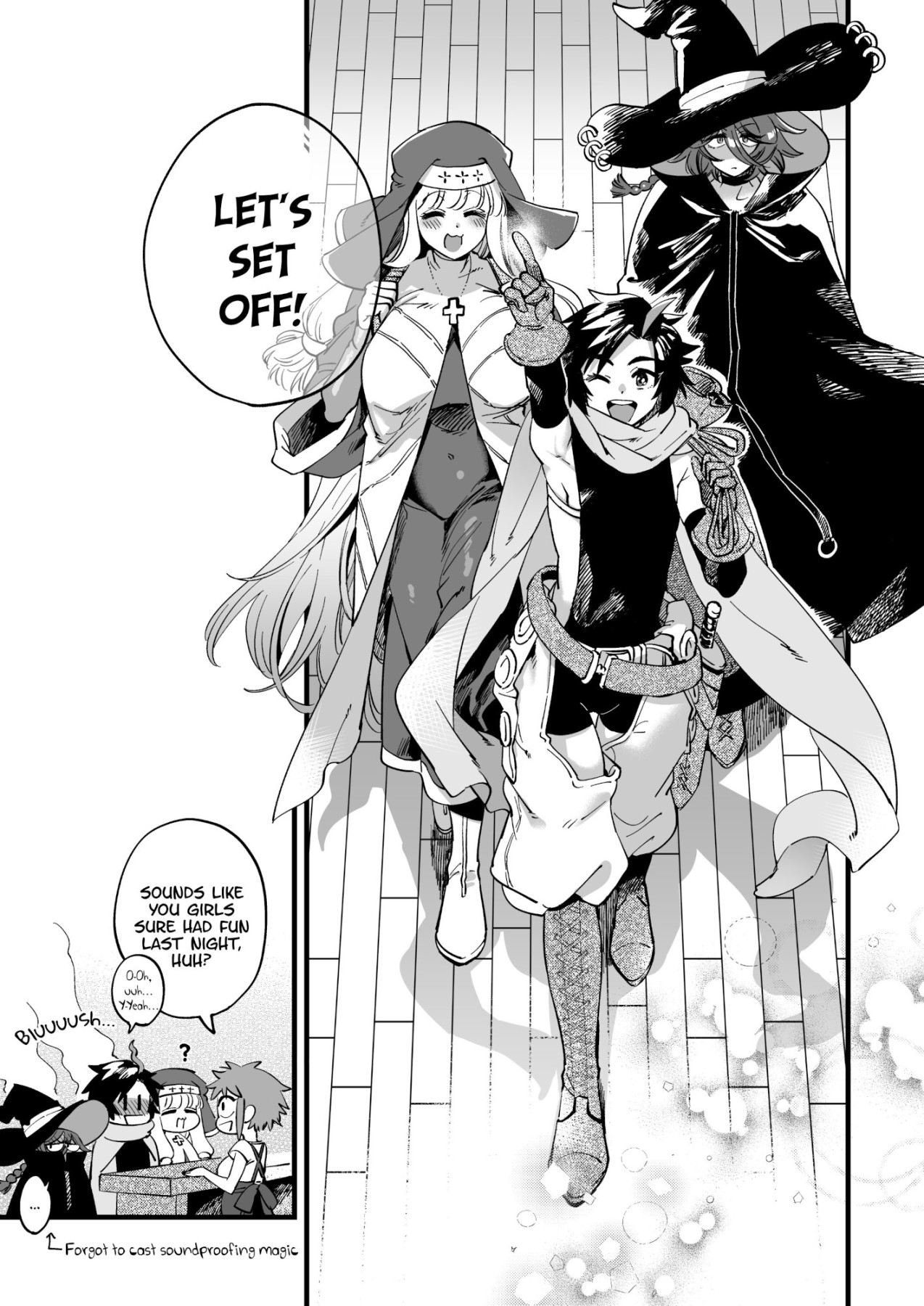 Hentai Manga Comic-Party of Female Adventurers Fuck a Lot At The Inn Once Nighttime Comes-Read-111